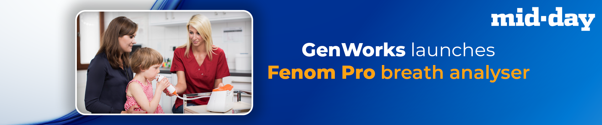 FenomPro Breath Analyser By GenWorks Makes Asthma Diagnosis and Screening Simple