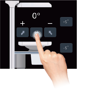 Patented tilt angle display